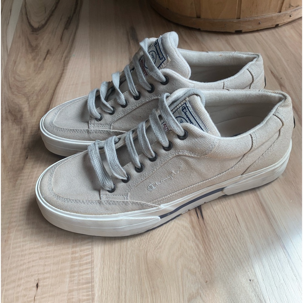 Champion Sport Khaki Canvas Sneakers Size 9